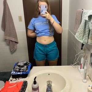 Teal Champion Running Shorts